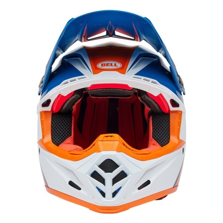 Casco BELL Moto-9S Flex - Merchant Gloss Orange/Blue