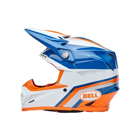 Casco BELL Moto-9S Flex - Merchant Gloss Orange/Blue