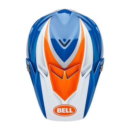 Casco BELL Moto-9S Flex - Merchant Gloss Orange/Blue