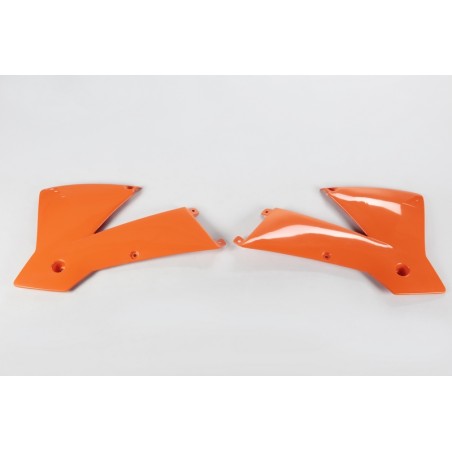 Plásticos laterales de radiador UFO KTM naranja KT03065-127
