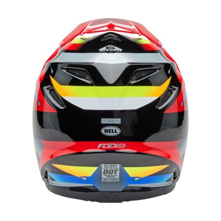 Casco BELL Moto-9S Flex - Renen Nova Gloss Black/Red