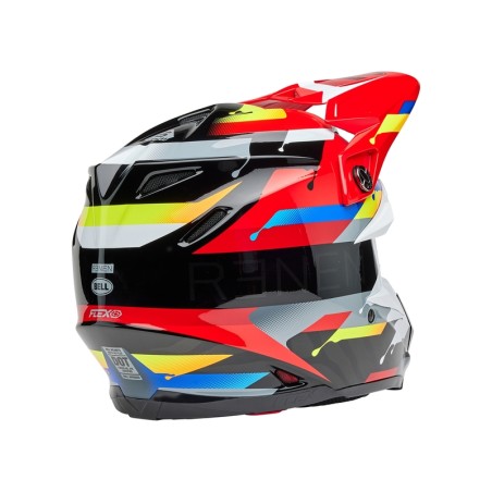 Casco BELL Moto-9S Flex - Renen Nova Gloss Black/Red