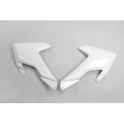 Plásticos laterales de radiador UFO Husqvarna blanco HU03365-041