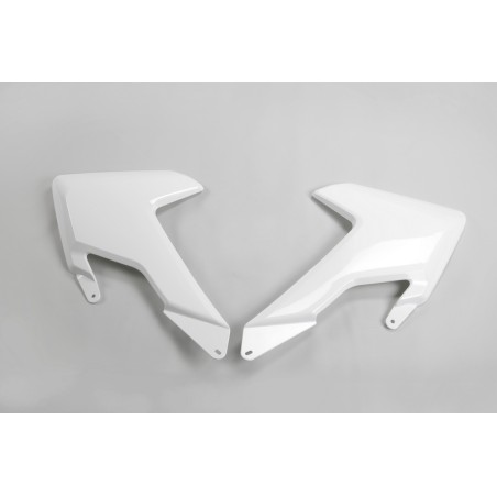 Plásticos laterales de radiador UFO Husqvarna blanco HU03365-041