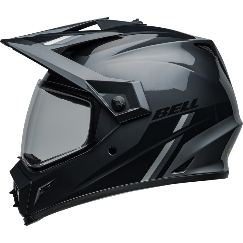 Casco BELL MX-9 Adventure MIPS - Alpine Gloss Charcoal/Silver