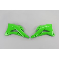 Paneles laterales radiador UFO verde Kawasaki KX 85