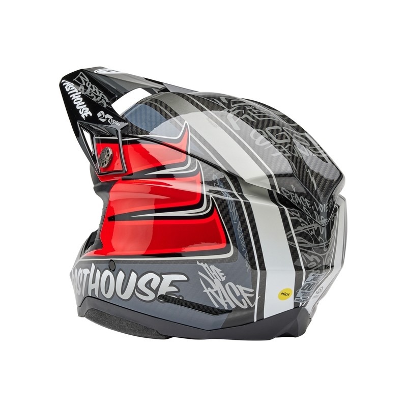 Casco BELL Moto-10 Spherical Mips - Fasthouse DITD 25 Gloss Gray/Red