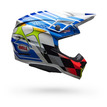 Casco BELL Moto-10 Spherical - Pro Circuit 25 Gloss Blue/White