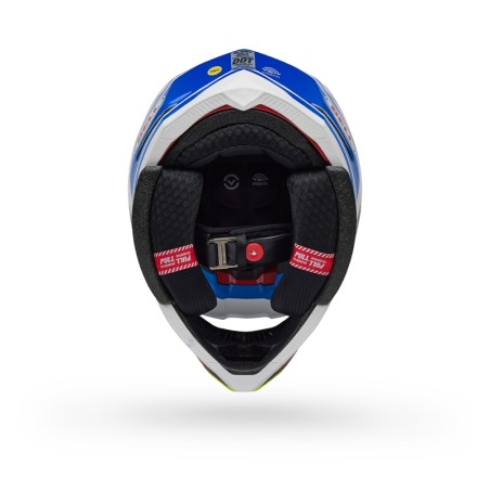 Casco BELL Moto-10 Spherical - Pro Circuit 25 Gloss Blue/White