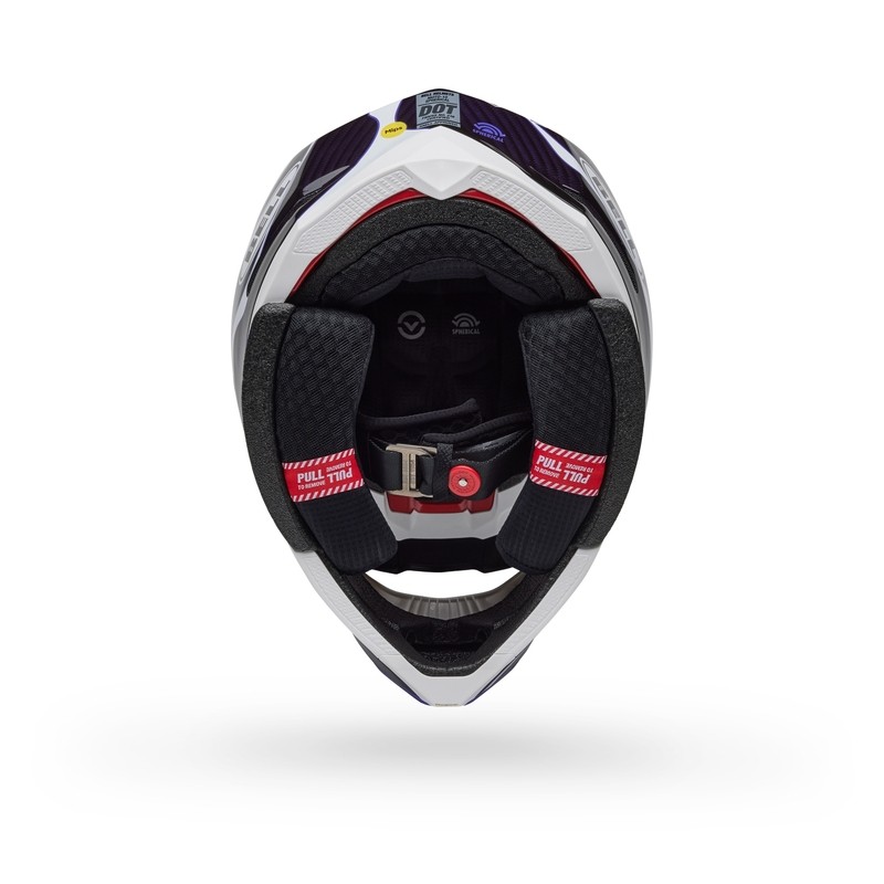 Casco BELL Moto-10 Spherical - Slayco 25 Gloss Black/White
