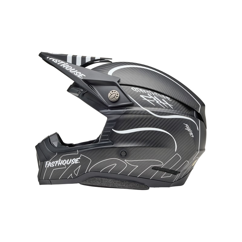 Casco BELL Moto-10 Spherical Mips - Fasthouse Raven Matte Black/White