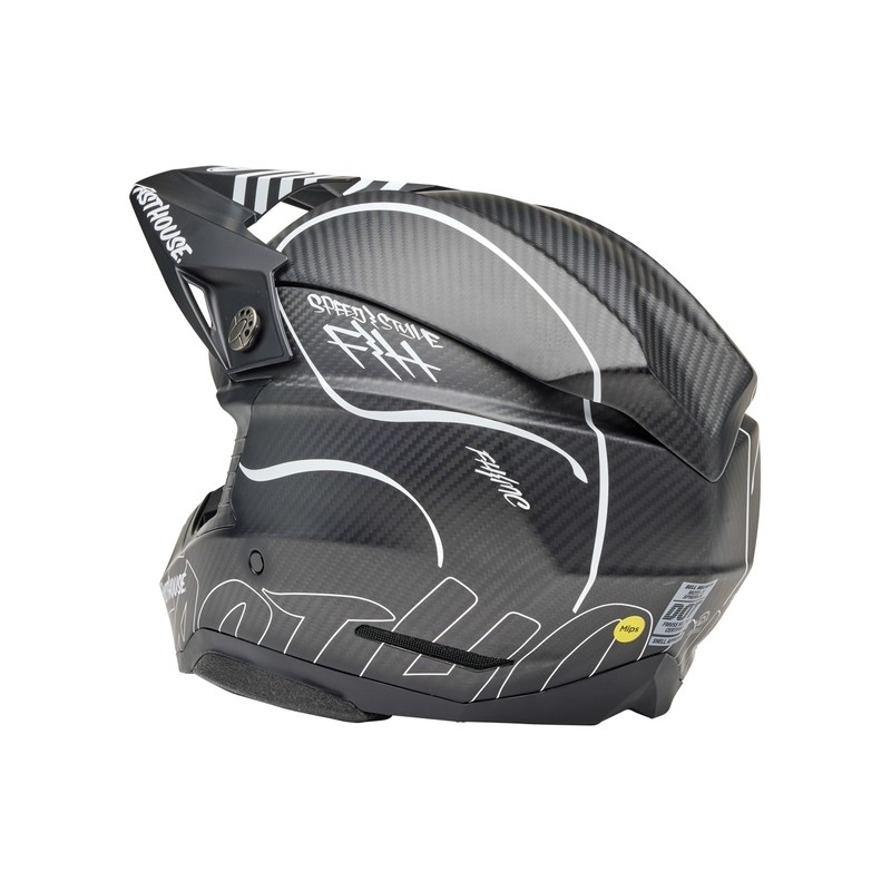 Casco BELL Moto-10 Spherical Mips - Fasthouse Raven Matte Black/White