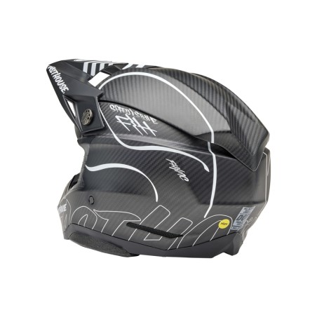 Casco BELL Moto-10 Spherical Mips - Fasthouse Raven Matte Black/White