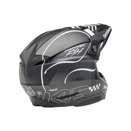 Casco BELL Moto-10 Spherical Mips - Fasthouse Raven Matte Black/White