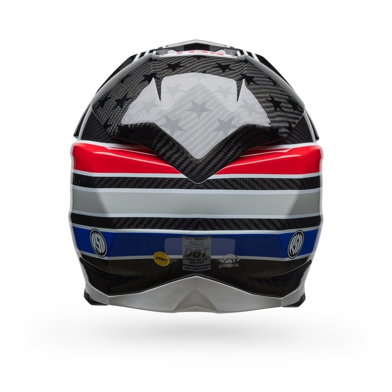 Casco BELL Moto-10 Spherical - RSD Old Glory Gloss Red/Blue
