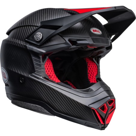 Casco BELL Moto-10 Spherical - Satin/Gloss Black/Red