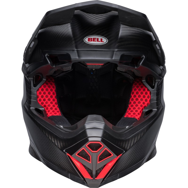 Casco BELL Moto-10 Spherical - Satin/Gloss Black/Red