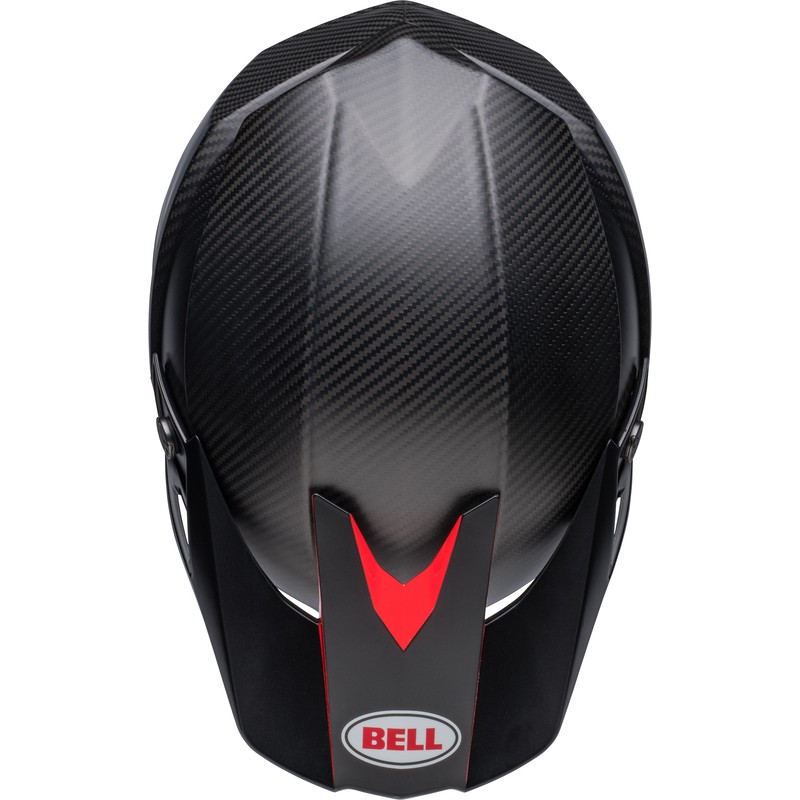 Casco BELL Moto-10 Spherical - Satin/Gloss Black/Red