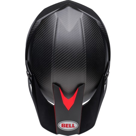 Casco BELL Moto-10 Spherical - Satin/Gloss Black/Red