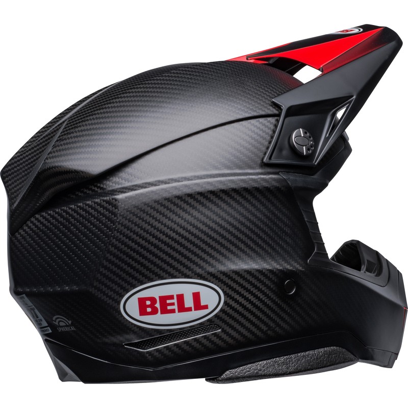 Casco BELL Moto-10 Spherical - Satin/Gloss Black/Red