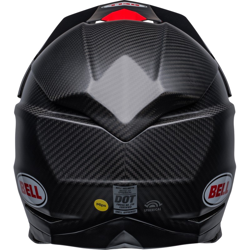 Casco BELL Moto-10 Spherical - Satin/Gloss Black/Red