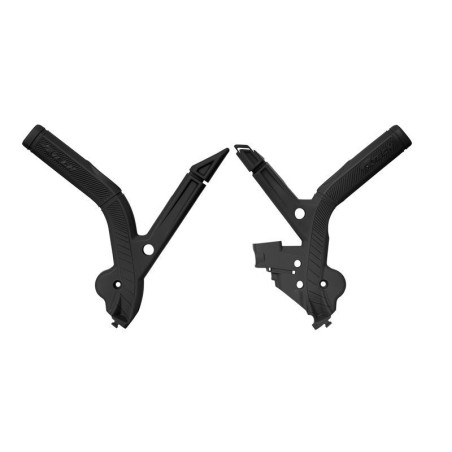 Protectores de chasis RACTECH Bimaterial - Negro