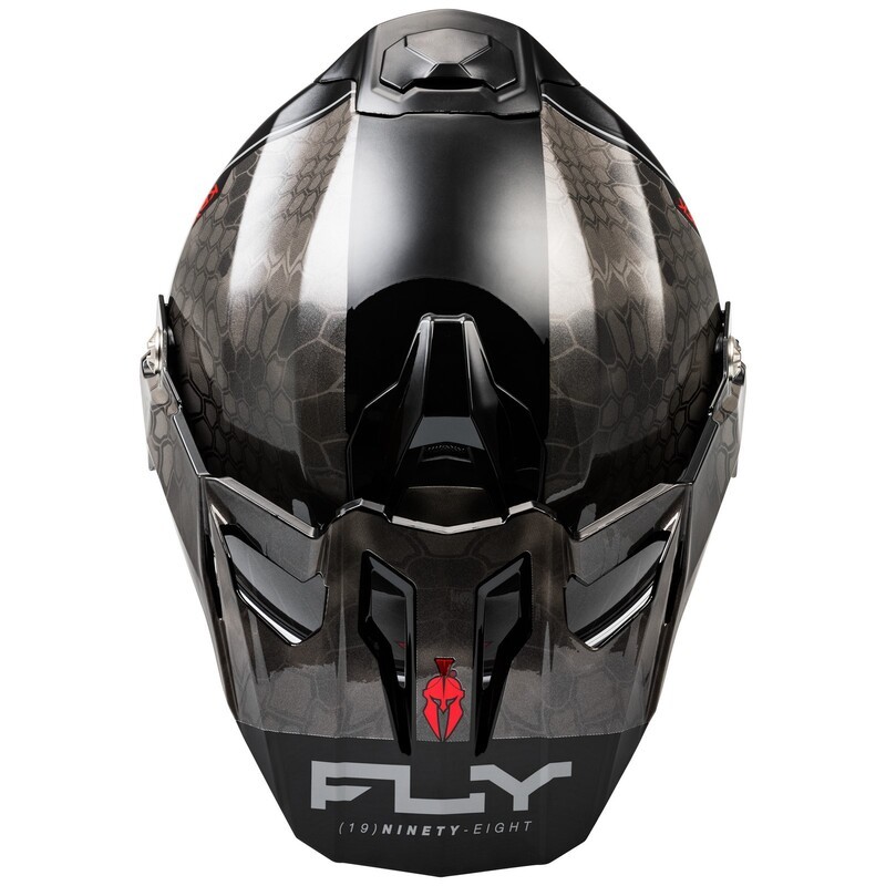 Casco FLY RACING Trekker Kryptek Conceal - Negro / Gris / Blanco