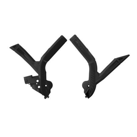 Protectores de chasis RACTECH Bimaterial - Negro