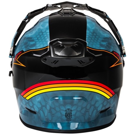 Casco FLY RACING Trekker Kryptek Conceal - Pizarra / Negro / Rojo