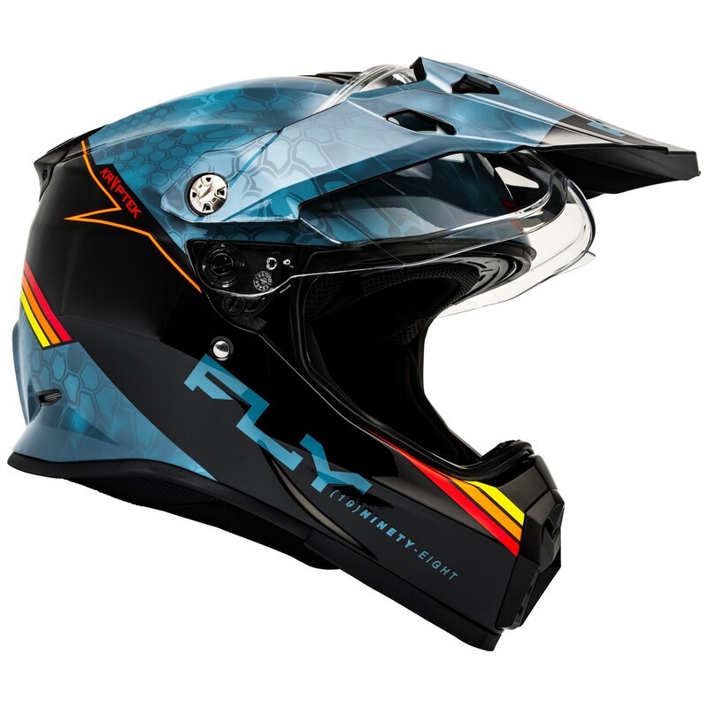 Casco FLY RACING Trekker Kryptek Conceal - Pizarra / Negro / Rojo