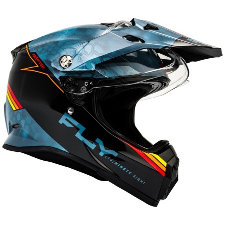 Casco FLY RACING Trekker Kryptek Conceal - Pizarra / Negro / Rojo