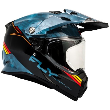 Casco FLY RACING Trekker Kryptek Conceal - Pizarra / Negro / Rojo