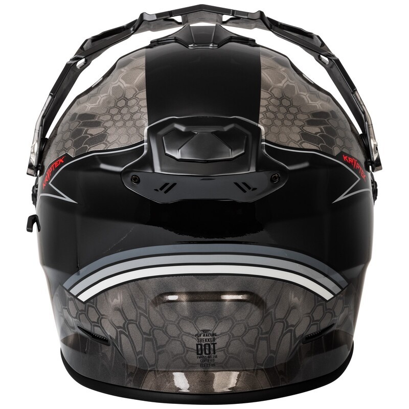 Casco FLY RACING Trekker Kryptek Conceal - Negro / Gris / Blanco