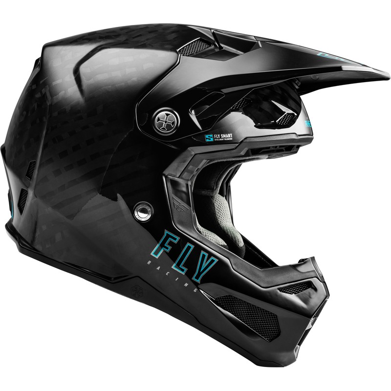 Casco FLY RACING Formula S Carbon Solid - Negro