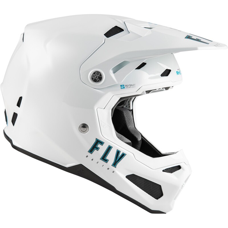 Casco FLY RACING Formula S Carbon Solid - Blanco