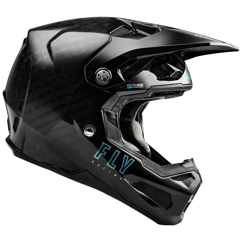 Casco FLY RACING Formula S Carbon Solid - Negro