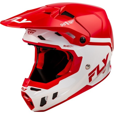 Casco FLY RACING Formula CC Objective - Rojo / Blanco