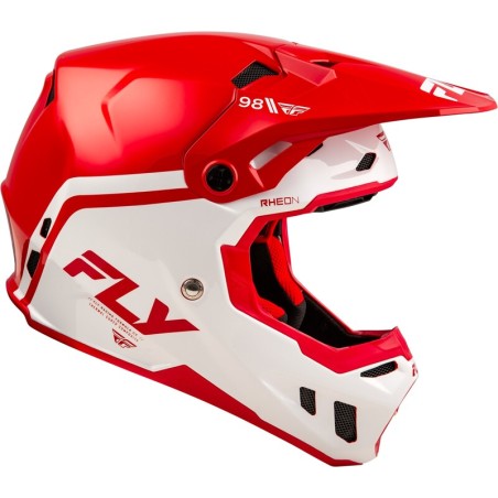Casco FLY RACING Formula CC Objective - Rojo / Blanco