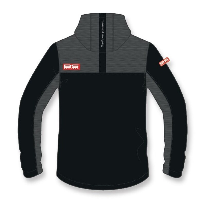Chaqueta Softshell BS BATTERY Bs Factory - Negro / gris talla L