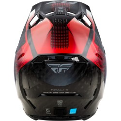 Casco FLY RACING Formula S Carbon Protocol - Carbono negro / Rojo 2