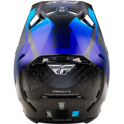 Casco FLY RACING Formula S Carbon Protocol - Carbono negro / Azul 2