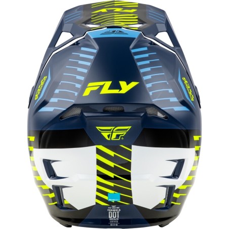 Casco FLY RACING Formula CP Slice - Navy / Hi-Vis / Blanco