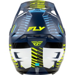 Casco FLY RACING Formula CP Slice - Navy / Hi-Vis / Blanco 2