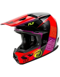 Casco FLY RACING Kinetic Rally - Rojo / Negro / Blanco