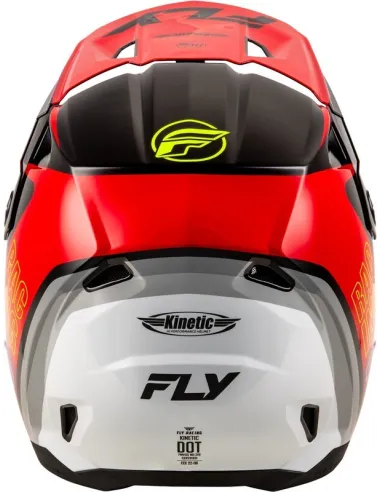 Casco FLY RACING Kinetic Rally - Rojo / Negro / Blanco