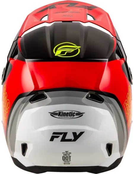 Casco FLY RACING Kinetic Rally - Rojo / Negro / Blanco