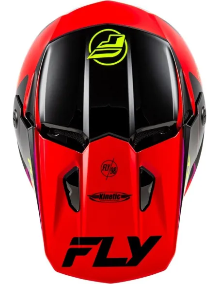 Casco FLY RACING Kinetic Rally - Rojo / Negro / Blanco
