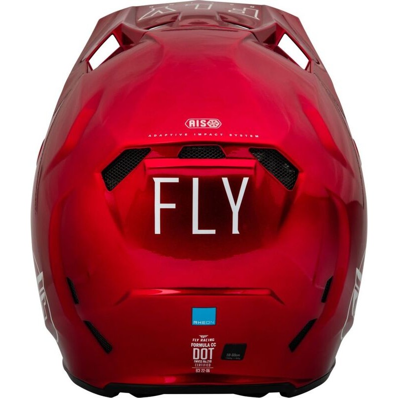 FLY RACING Formula CC Centrum Helmet Metallic Red/White MD