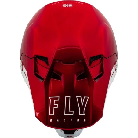 FLY RACING Formula CC Centrum Helmet Metallic Red/White MD