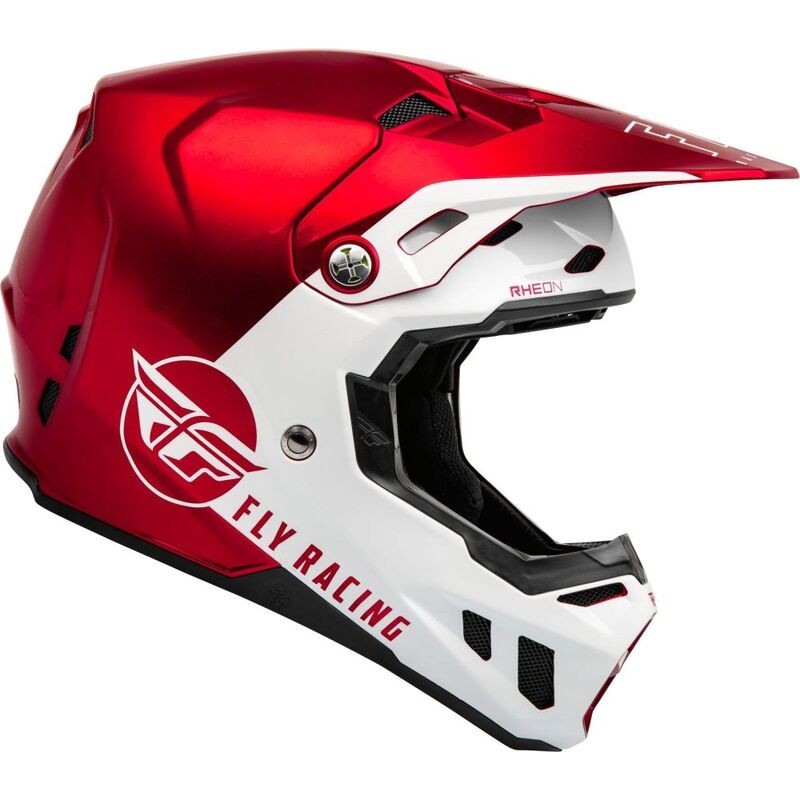 FLY RACING Formula CC Centrum Helmet Metallic Red/White MD